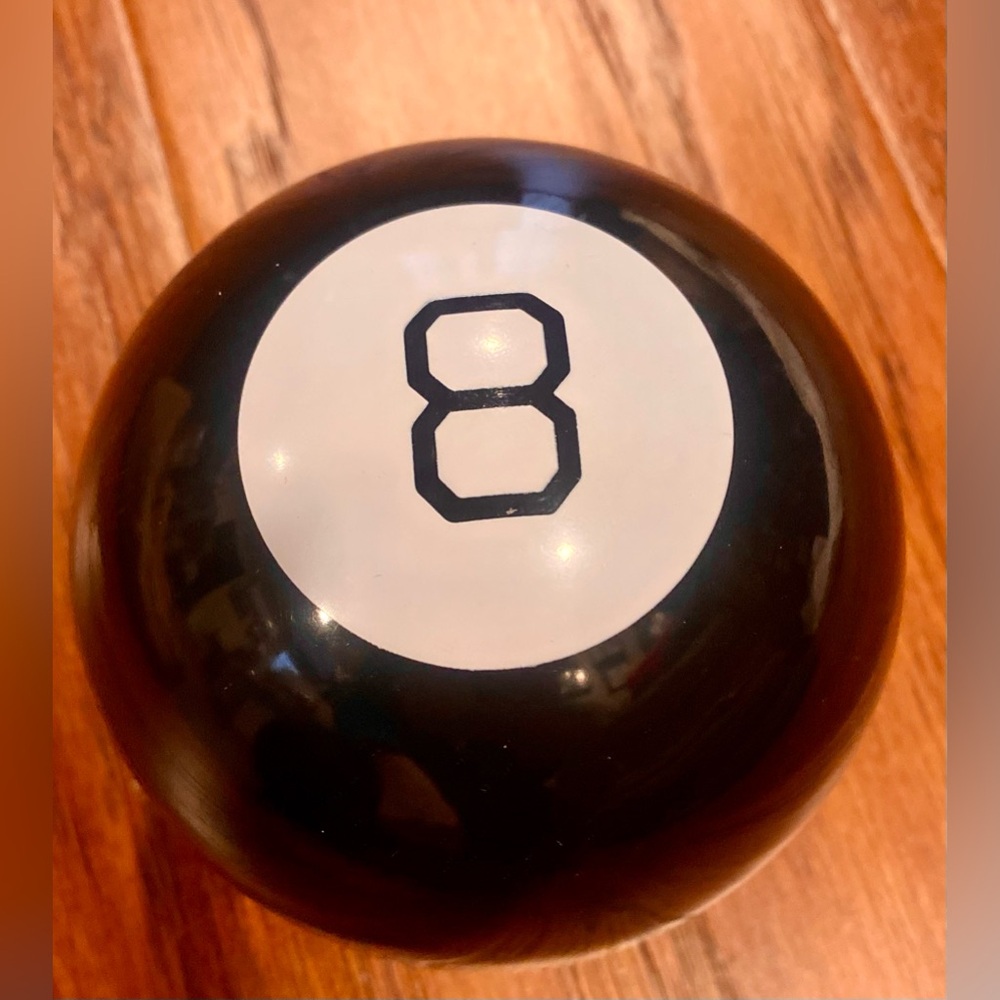 Mattel Black Fortune Ball‎ with Blue Display